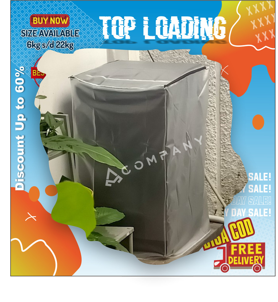 Cover Mesin Cuci 1 Tabung Top Loading 4