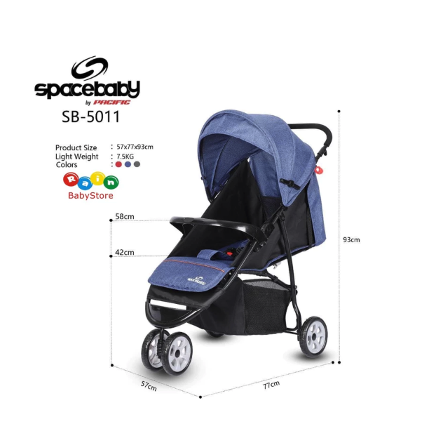 PACIFIC INDAH PRATAMA Pacific Baby Spacebaby Stroller SB-5011