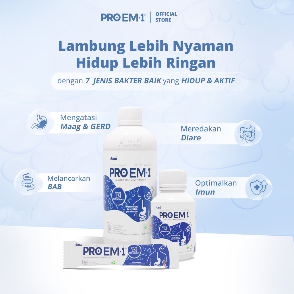 Agro Mitra Alimentare PROEM1 Suplemen Kesehatan Probiotik