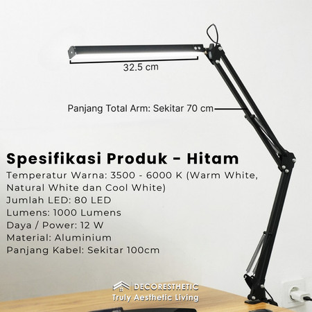 Jakarta Digital Nusantara TaffLED Reading Desk Lamp  FX310 
