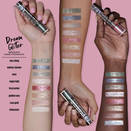 LA Girl Dream Glitter Liquid Eyeshadow Rose Gold 2