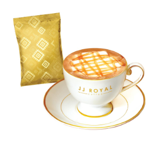 JJ Royal Coffee  Kopi Tubruk Caramel Latte