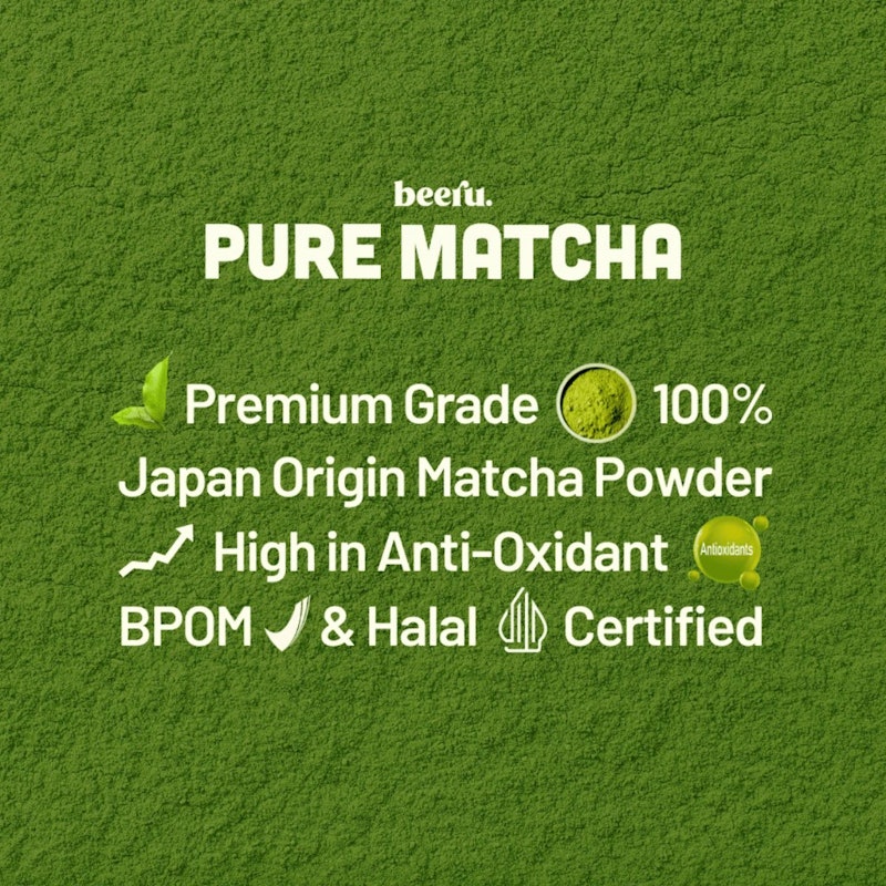 Beeru Pure Matcha Powder 2