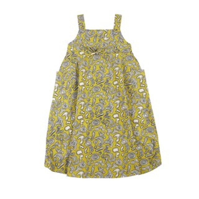 Kids Icon Overall Skirt Curly With Front Pocket  LYOV0200210