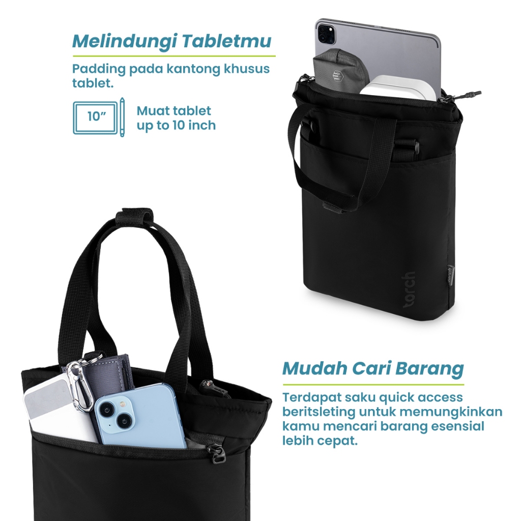 Maha Nagari Nusantara Torch Jinju Tote Backpack
