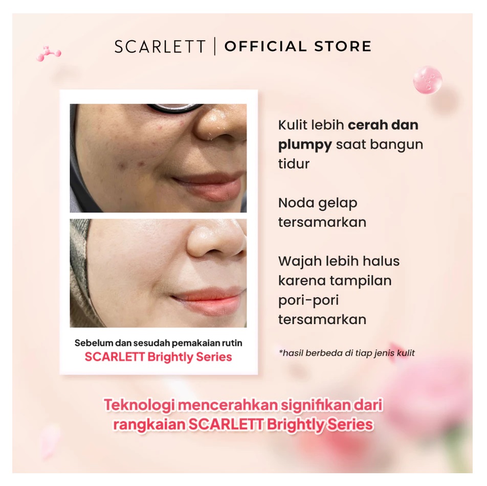 Scarlett Whitening Brightly Ever After Night Cream 