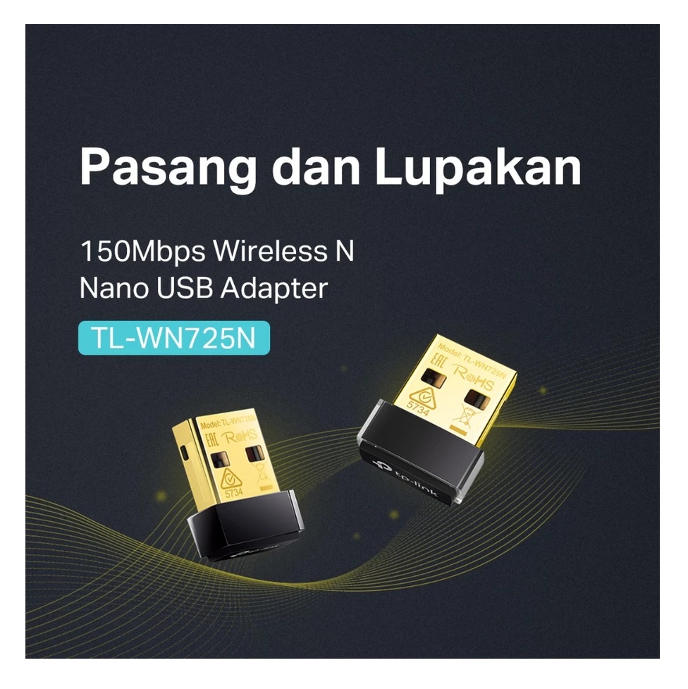 TP-Link Technologies TP-Link USB Wi-Fi Adapter  TL-WN725N