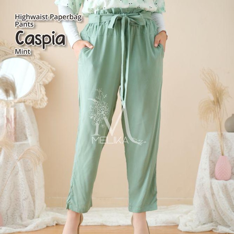 Melika Highwaist Paperbag Pants Caspia 4