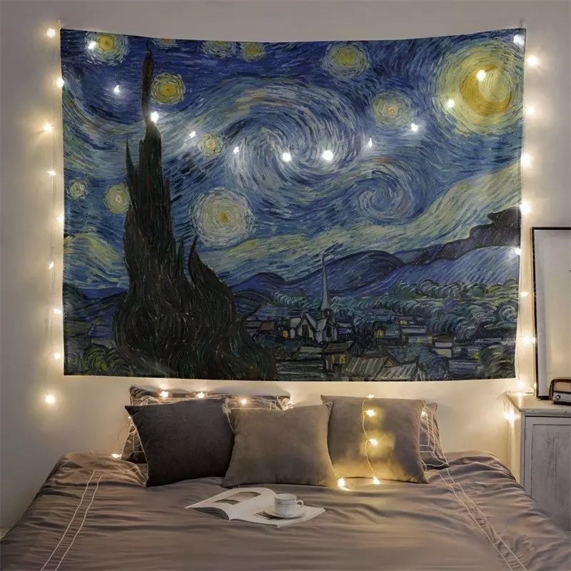 Hiasan Dinding Kain Motif Mandala / Tapestry Aesthetic 2