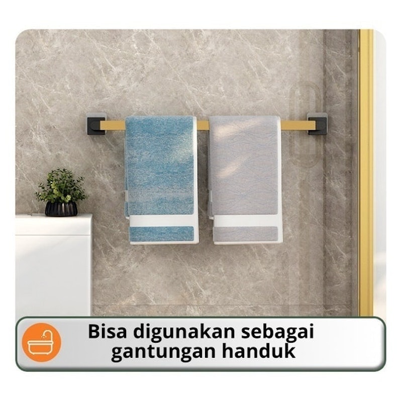 Rak Sandal Tempel Dinding 58 cm 4