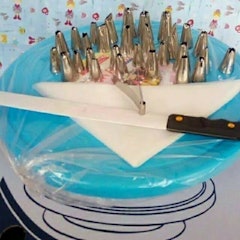Meja Putar Kue Set 3 in 1