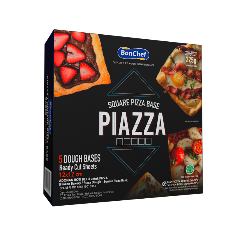 Square Pizza Base Piazza 1
