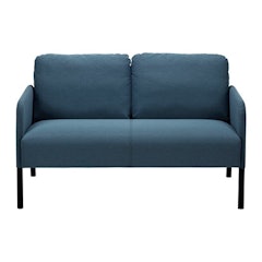 GLOSTAD Sofa 2 dudukan, knisa biru medium