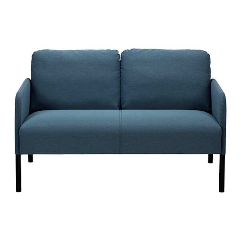 GLOSTAD Sofa 2 dudukan, knisa biru medium 1