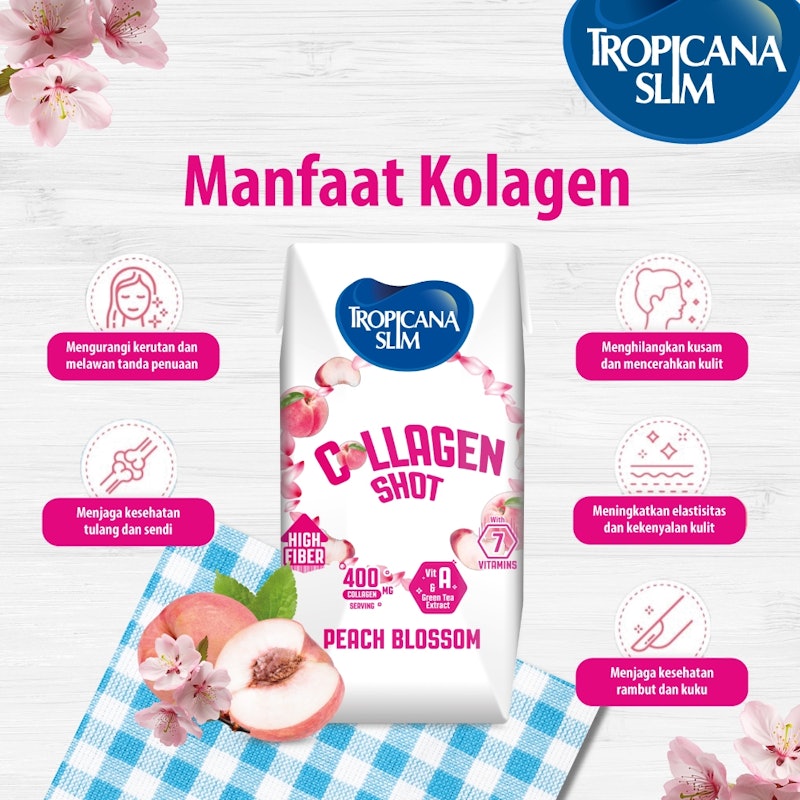 Collagen Shot Peach Blossom 190ml (4 Pcs RTD) 4