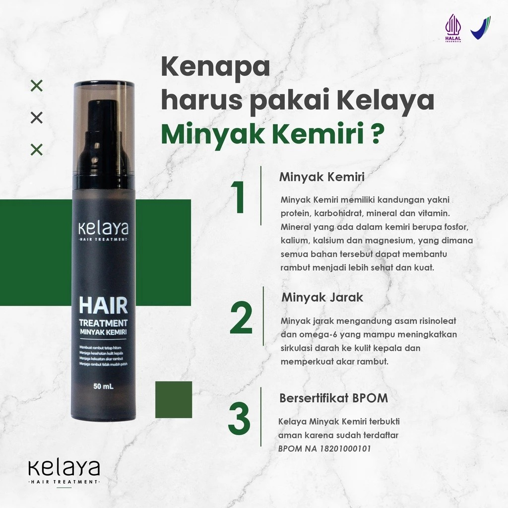 Sekawan Kosmetik Wasantara Kelaya Hair Treatment Minyak Kemiri