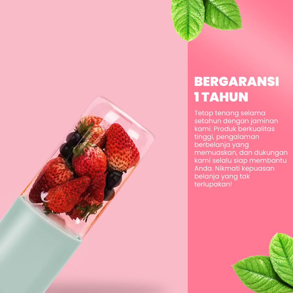 Century Technology Indonesia Dorahomi Blender Portable 350 ml BL-350