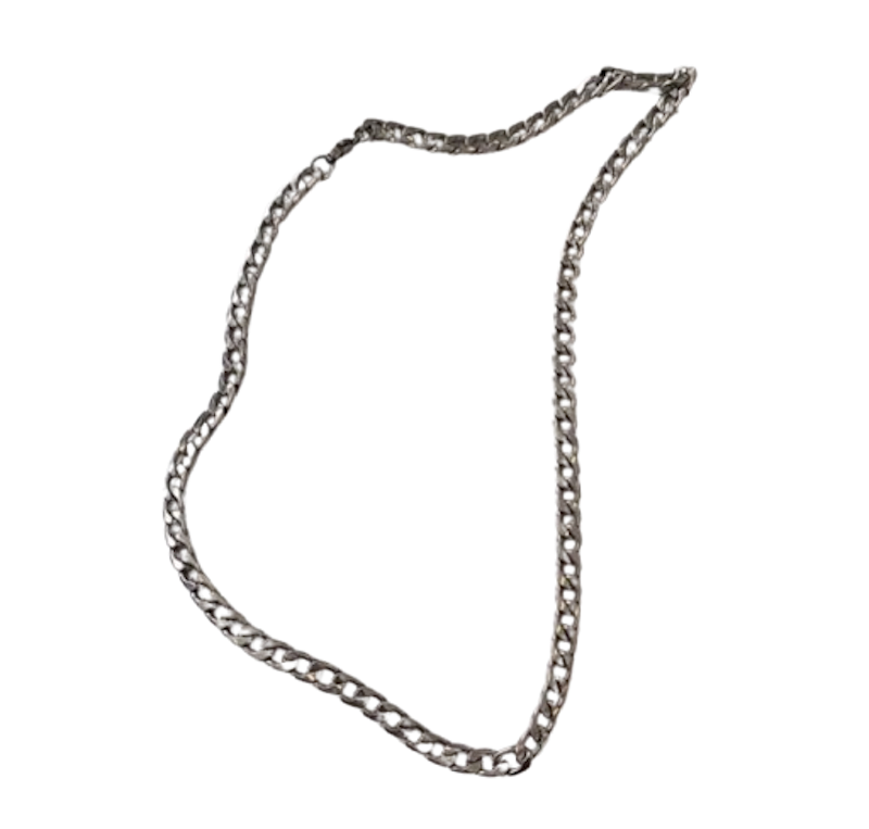 The Goats Dept Titanium Silver Chain Necklace 1