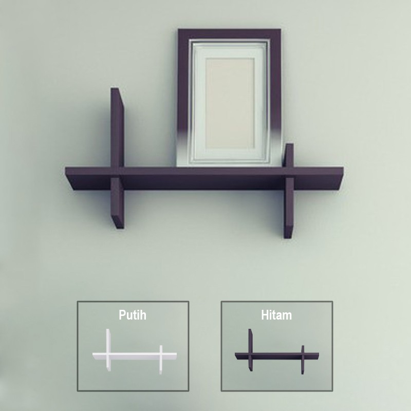 Dections  Rak Kayu Ambalan Dinding Tagar