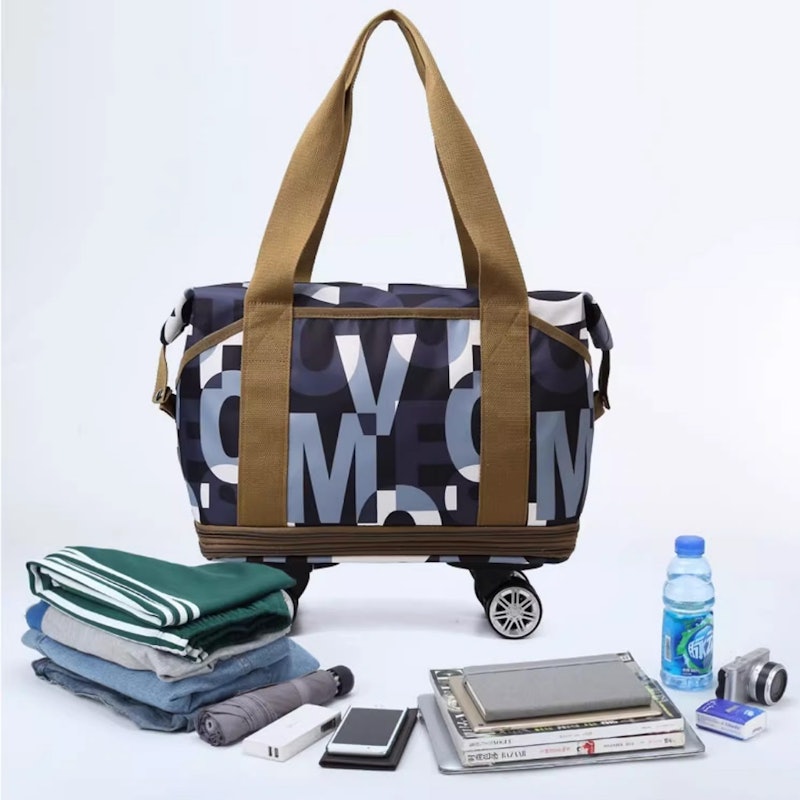 Hanke Tas Trolly Roda Trolley Koper Travel Slempang HandBag 2