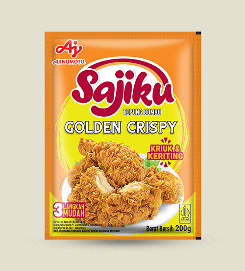 Ajinomoto Sajiku® Tepung Bumbu Golden Crispy