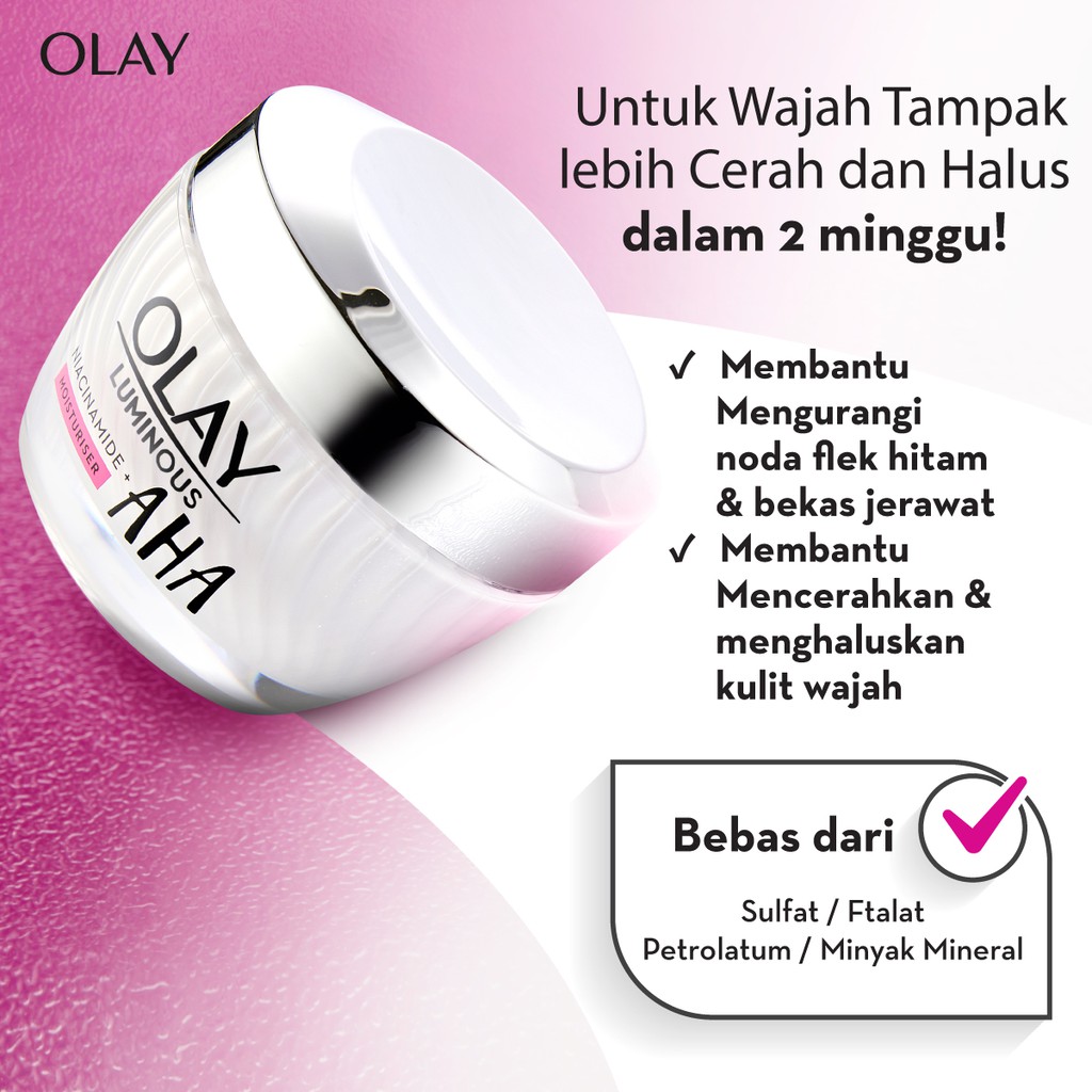 Procter & Gamble OLAY Luminous Niacinamide + AHA Moisturizer