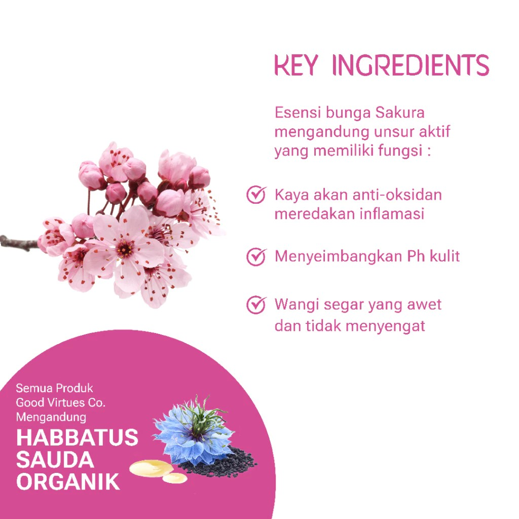 Good Virtues Co. Good Virtues Co. Cherry Blossom Roll On Deodorant 