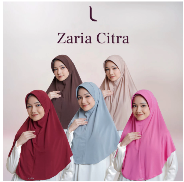 Bersama Zatta Jaya Elzatta Bergo Polos Zaria Citra