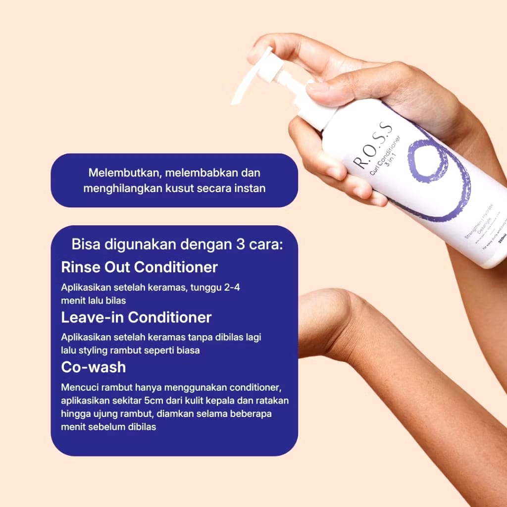 R.O.S.S Curl Conditioner 3 in 1  4