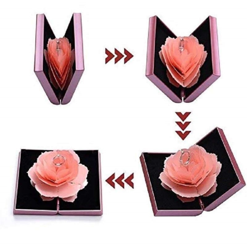 Box Cincin Nikah Lamaran 3D Rose 5