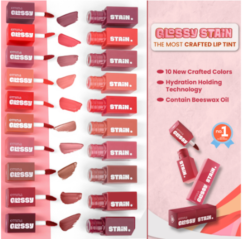 Glossy Stain - Peach Sprinkles 3