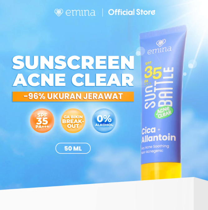 Paragon Technology and Innovation Emina Sun Battle Acne Clear SPF 35 PA+++