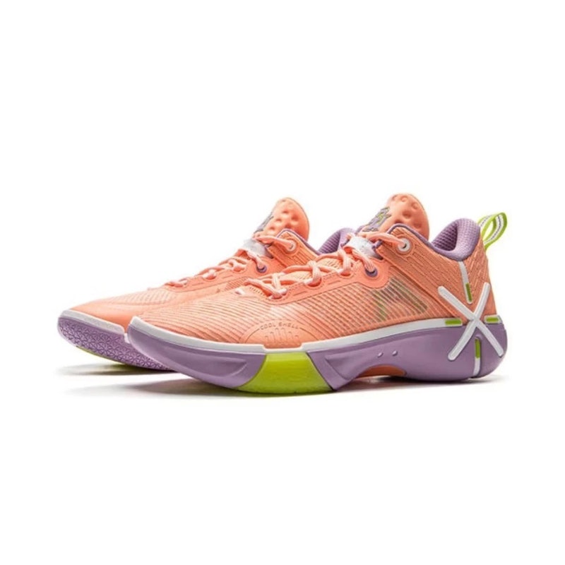 Li-Ning Sepatu Basket Wade Shadow 6 V2 Peach 1