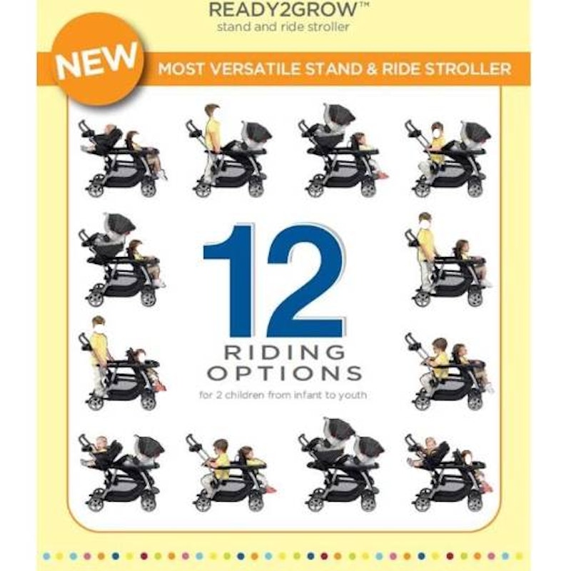 Graco Ready2Grow Stand and Ride Double Stroller 3