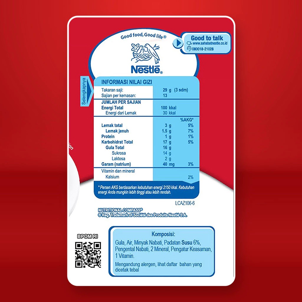 Nestlé Indonesia Nestlé Carnation Krimer Kental Manis 365 gram 