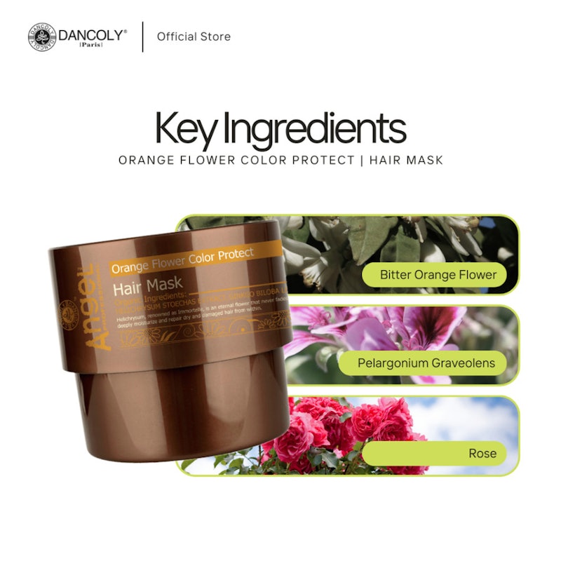 Dancoly Orange Flower Color Protect Hair Mask 5