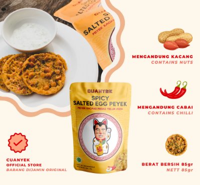 Spicy Salted Egg Peyek