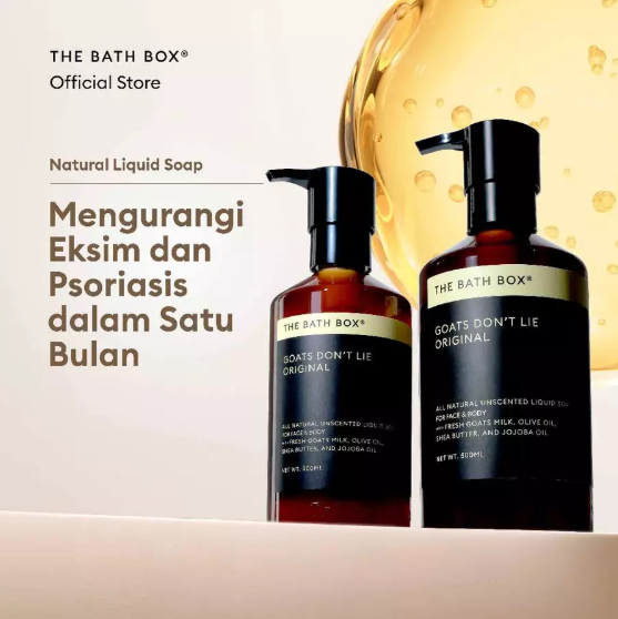 Mitra Kreasi Natural THE BATH BOX® Goats Don't Lie Original Liquid Soap