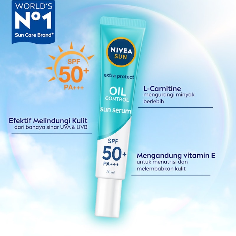 Nivea Sun Protect & White Oil Control Serum SPF 50+ PA+++ 2