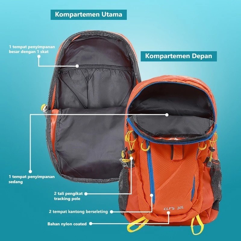 Elfs Active Tas Gunung Carrier Ransel