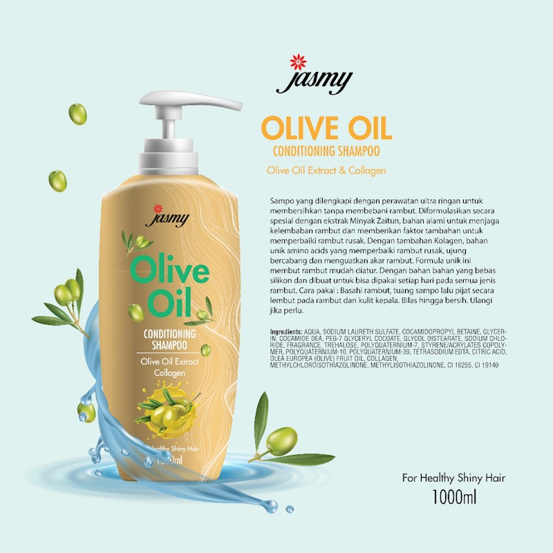 Jasmy Olive Oil Conditioning Shampoo 3