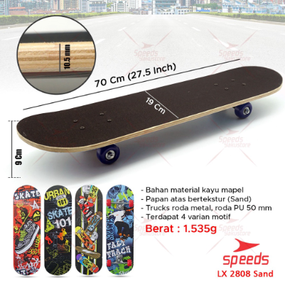 SPEEDS  Skateboard LX028 2808