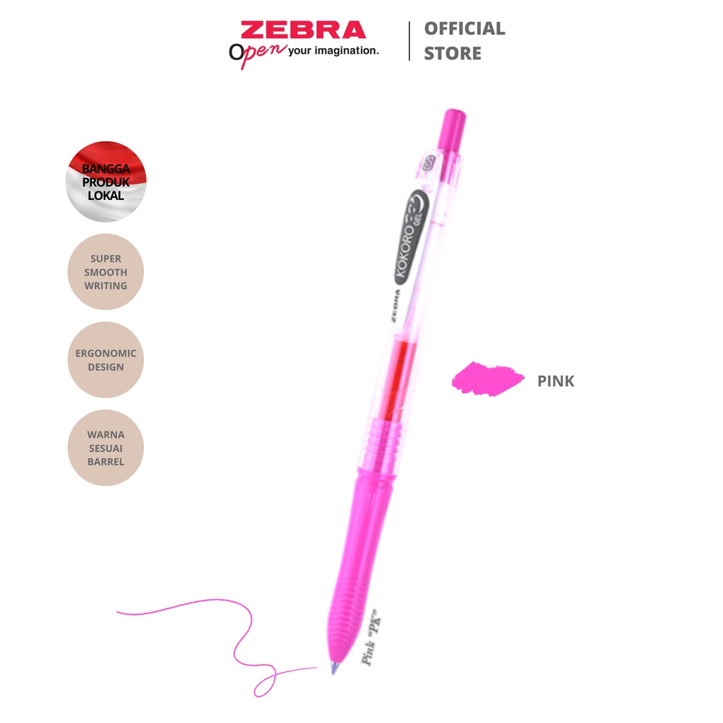 Zebra Asaba Industries Zebra Kokoro Gel Pen Pigment