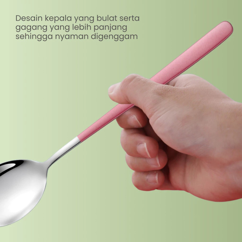 FUNNYCOOK Sendok Set 6 Pcs Colorful 4