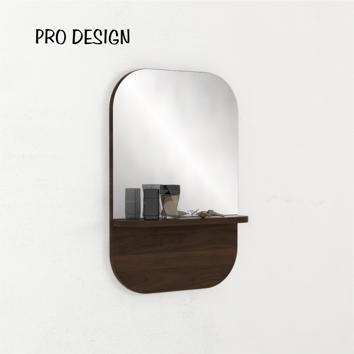 Pro Design Unison Rak Dinding dengan Cermin