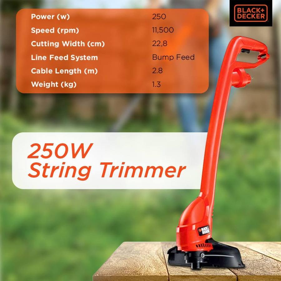 Stanley Black & Decker Black & Decker Mesin Potong Rumput Listrik - String Trimmer GL260