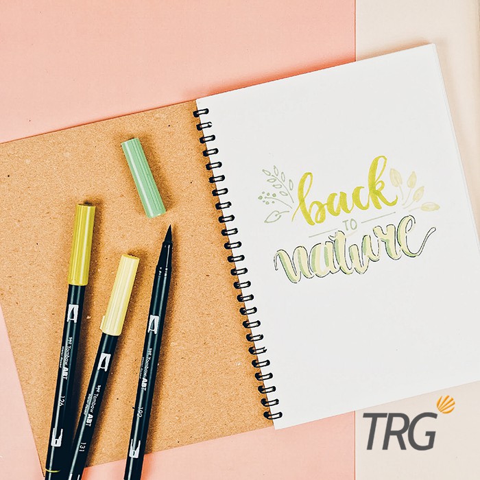 TRG A5 Kraft Cover Spiral Notebook