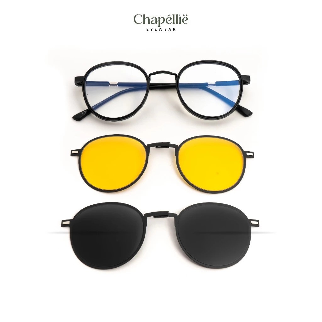 Chapellie Eyewear Kacamata Photocromic Clip On 3
