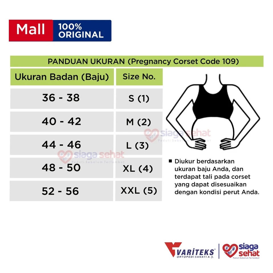 VARİTEKS Ortopedi Sanayi A.Ş. Variteks Pregnancy Corset 109