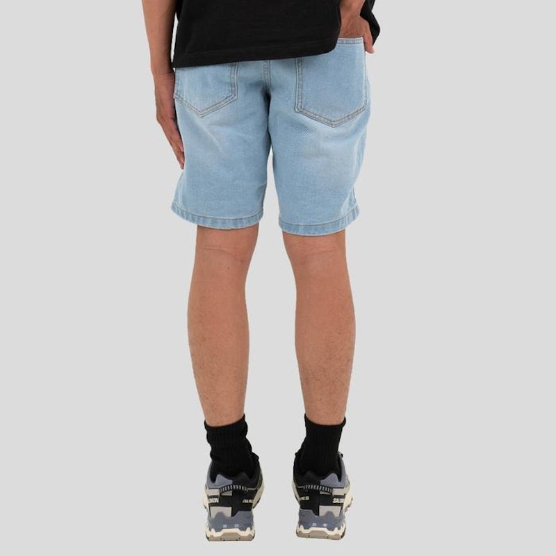 Fairgoods Celana Pendek Denim Ymire Whisker Light Blue 3
